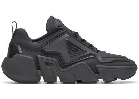 Prada Techno Stretch Sneaker Black Men's 